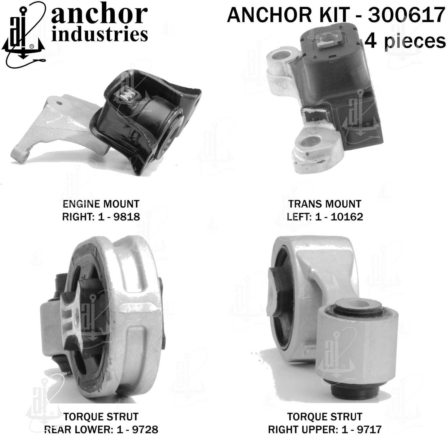 Anchor Engine Mount Kit 300617