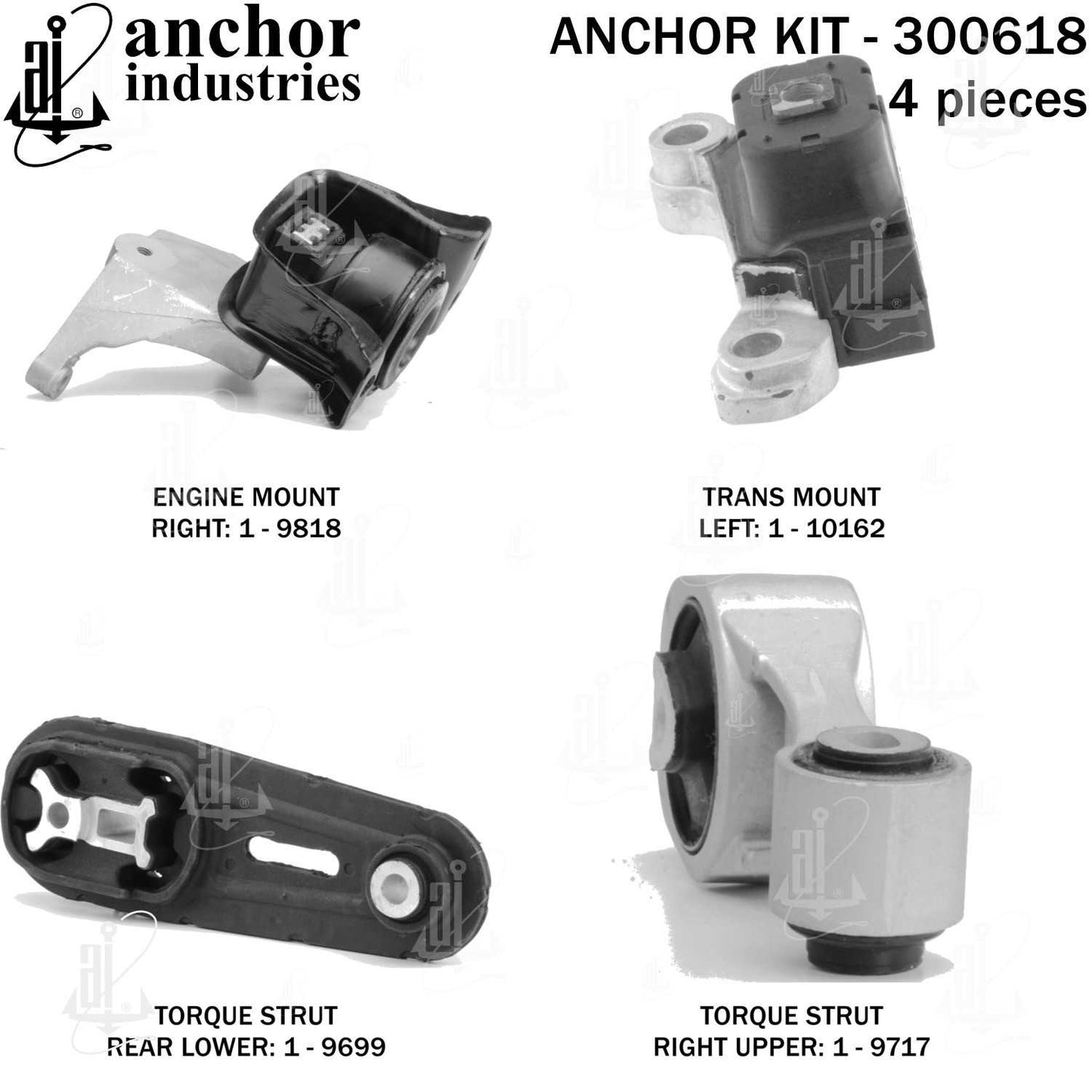 Anchor Engine Mount Kit 300618