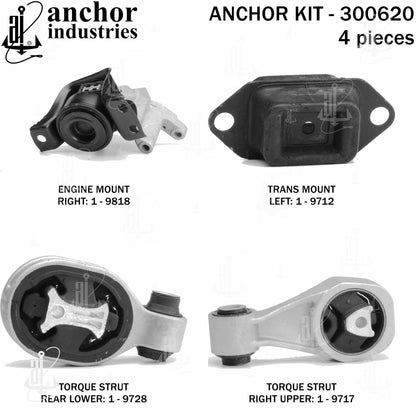 Anchor Engine Mount Kit 300620