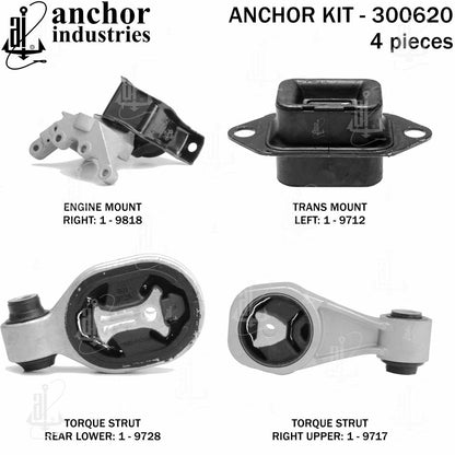 Anchor Engine Mount Kit 300620