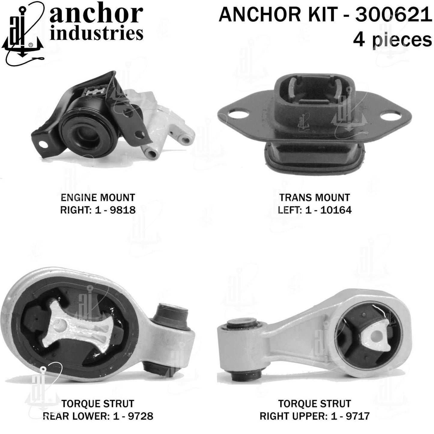Anchor Engine Mount Kit 300621