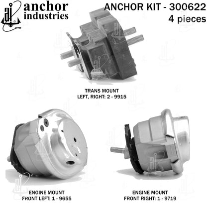 Anchor Mounts Engine Mount Kit 300622 image 4