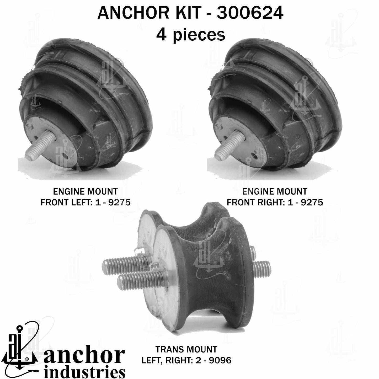 Anchor Engine Mount Kit 300624