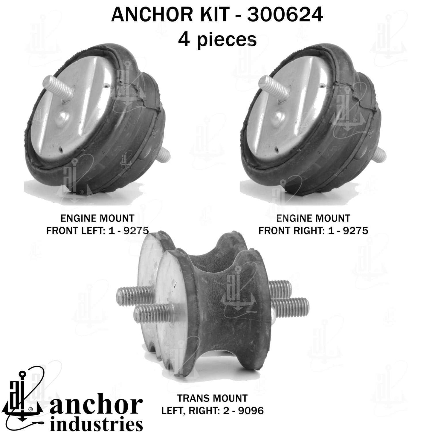 Anchor Engine Mount Kit 300624