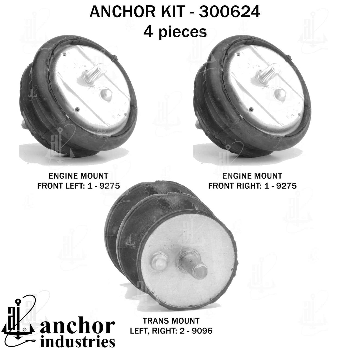 Anchor Engine Mount Kit 300624