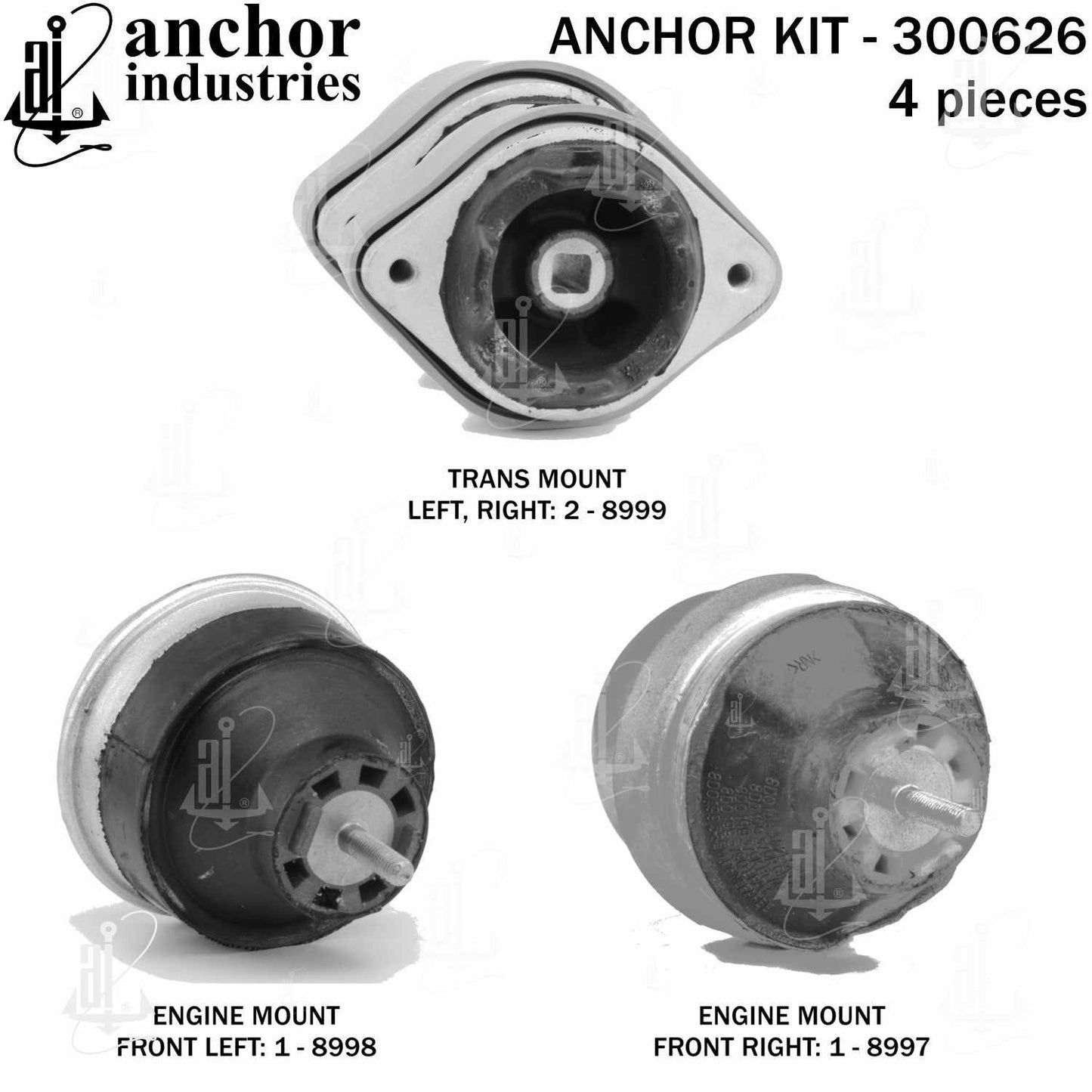 Anchor Engine Mount Kit 300626