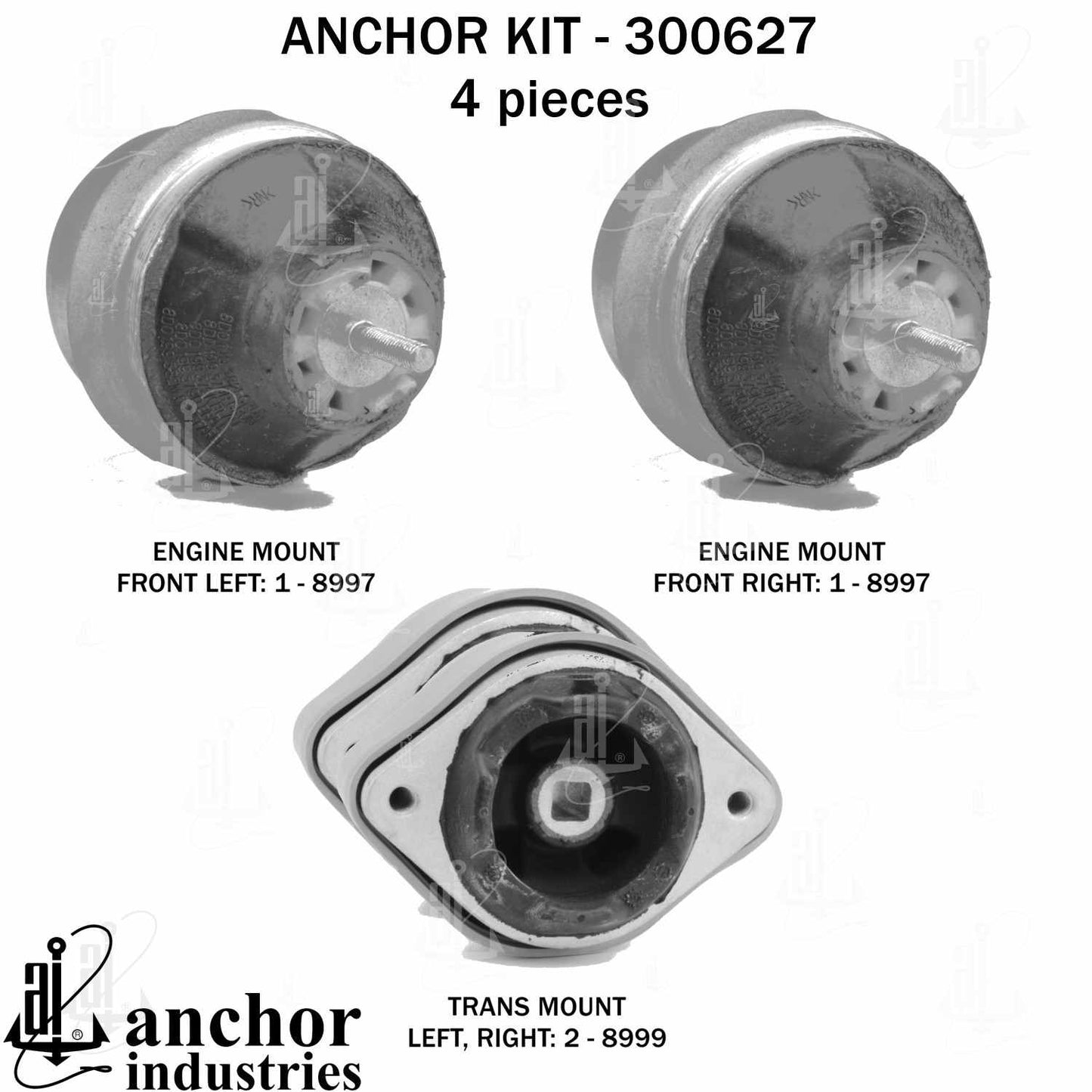 Anchor Engine Mount Kit 300627