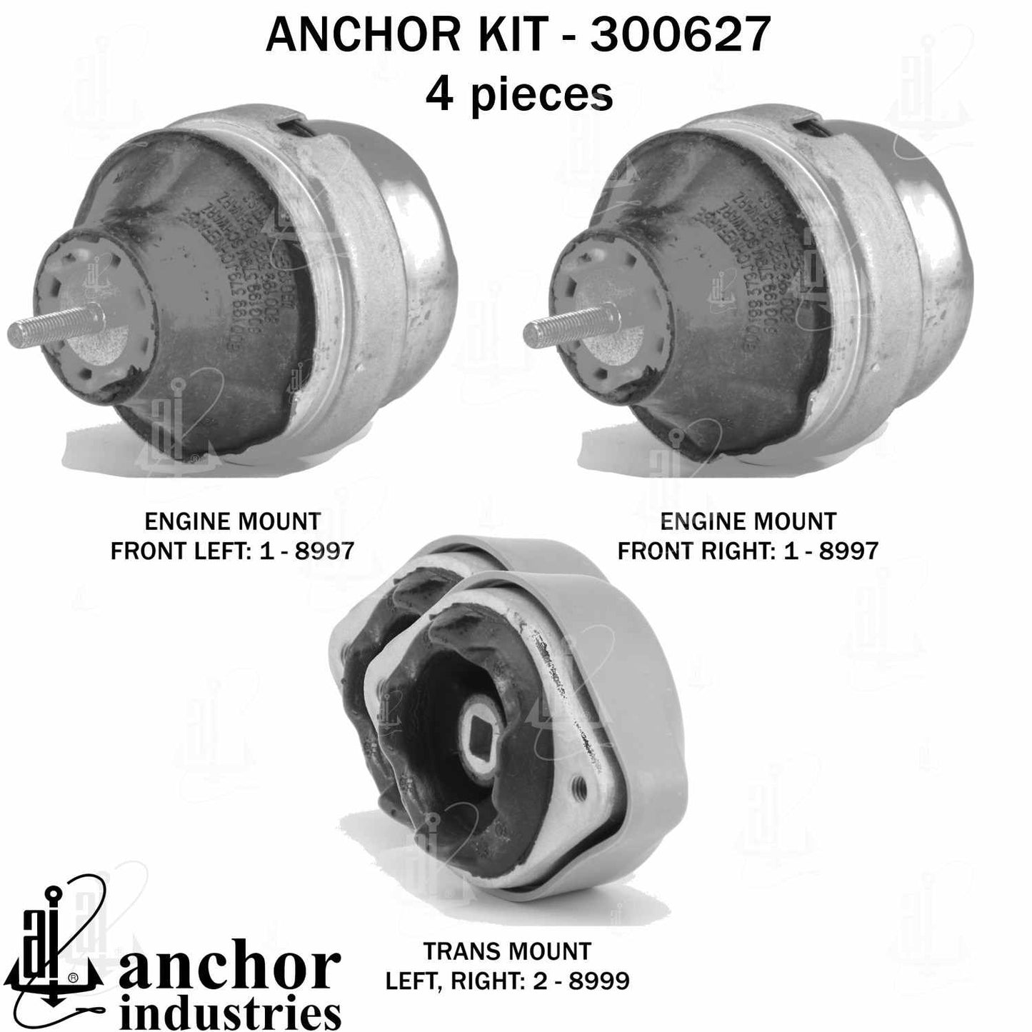 Anchor Engine Mount Kit 300627