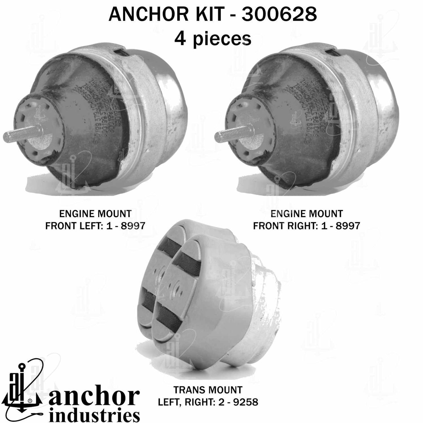 Anchor Engine Mount Kit 300628