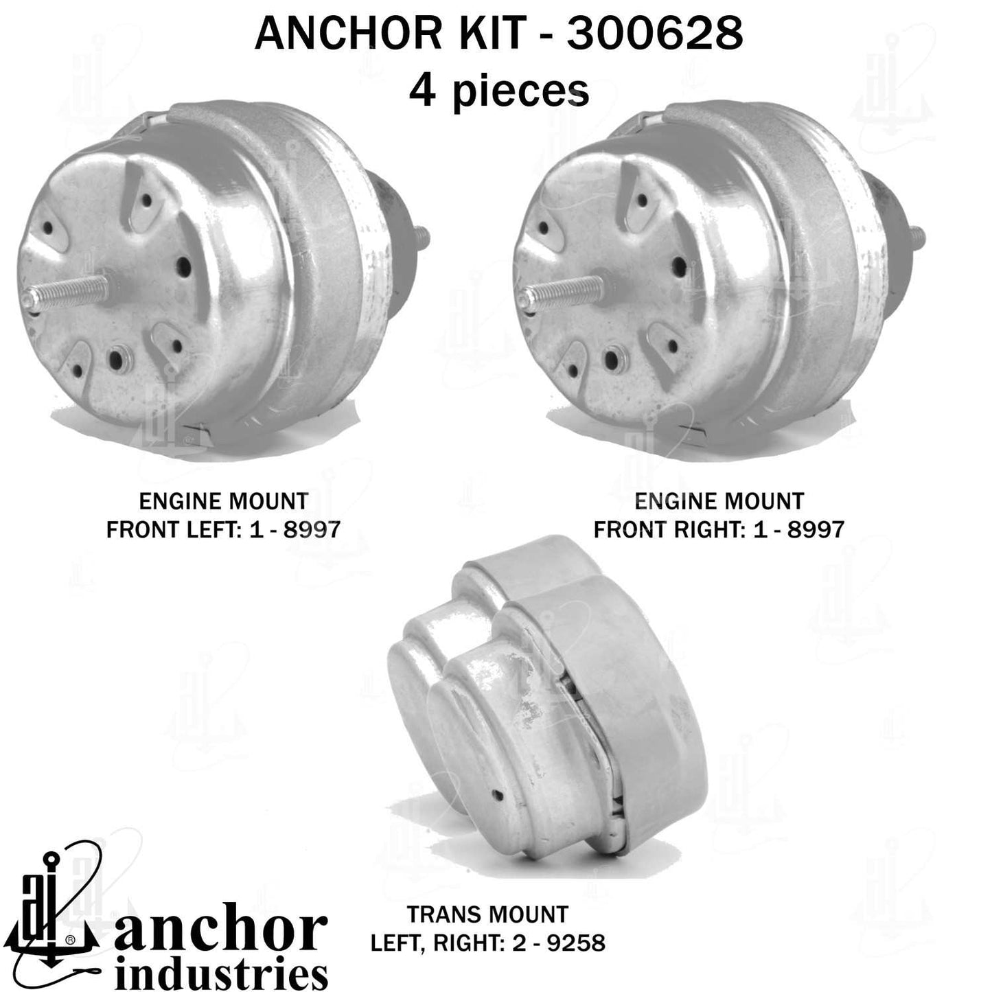 Anchor Engine Mount Kit 300628