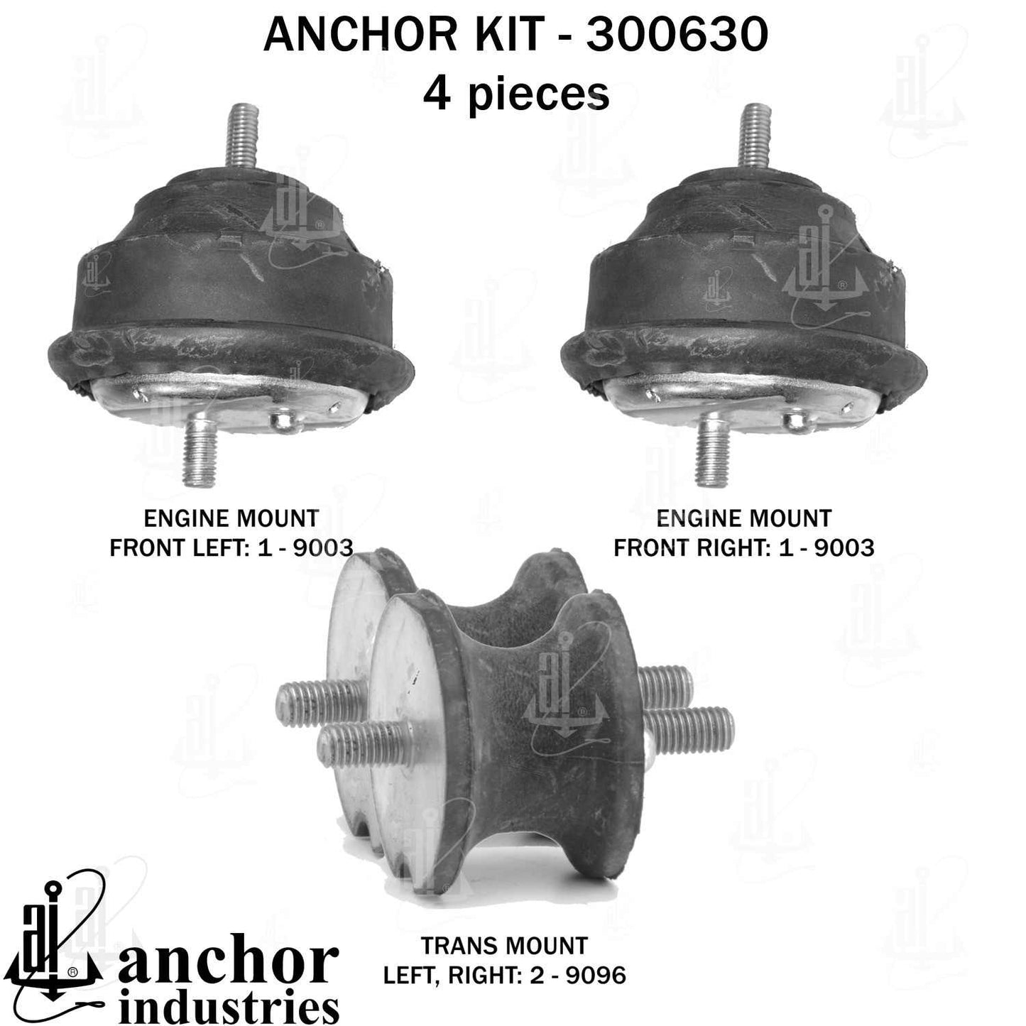 Anchor Engine Mount Kit 300630