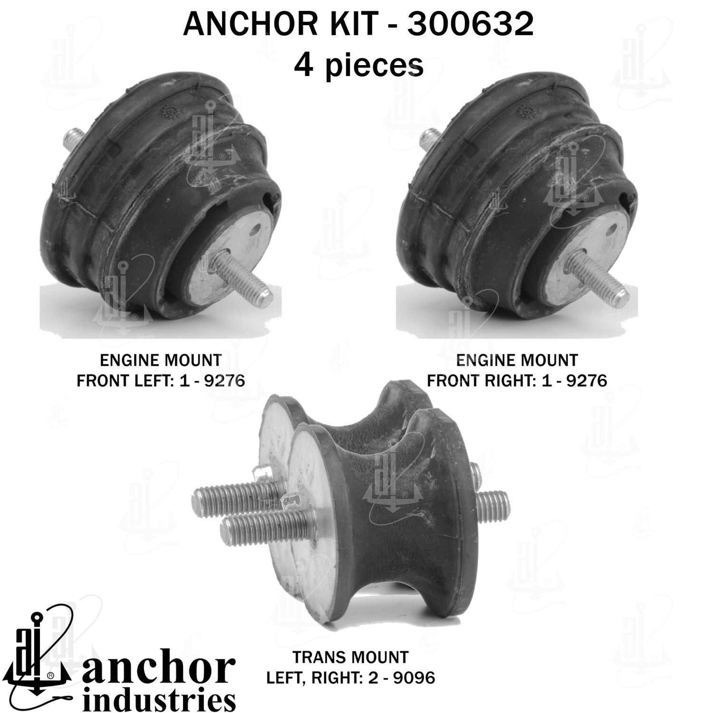 Anchor Engine Mount Kit 300632