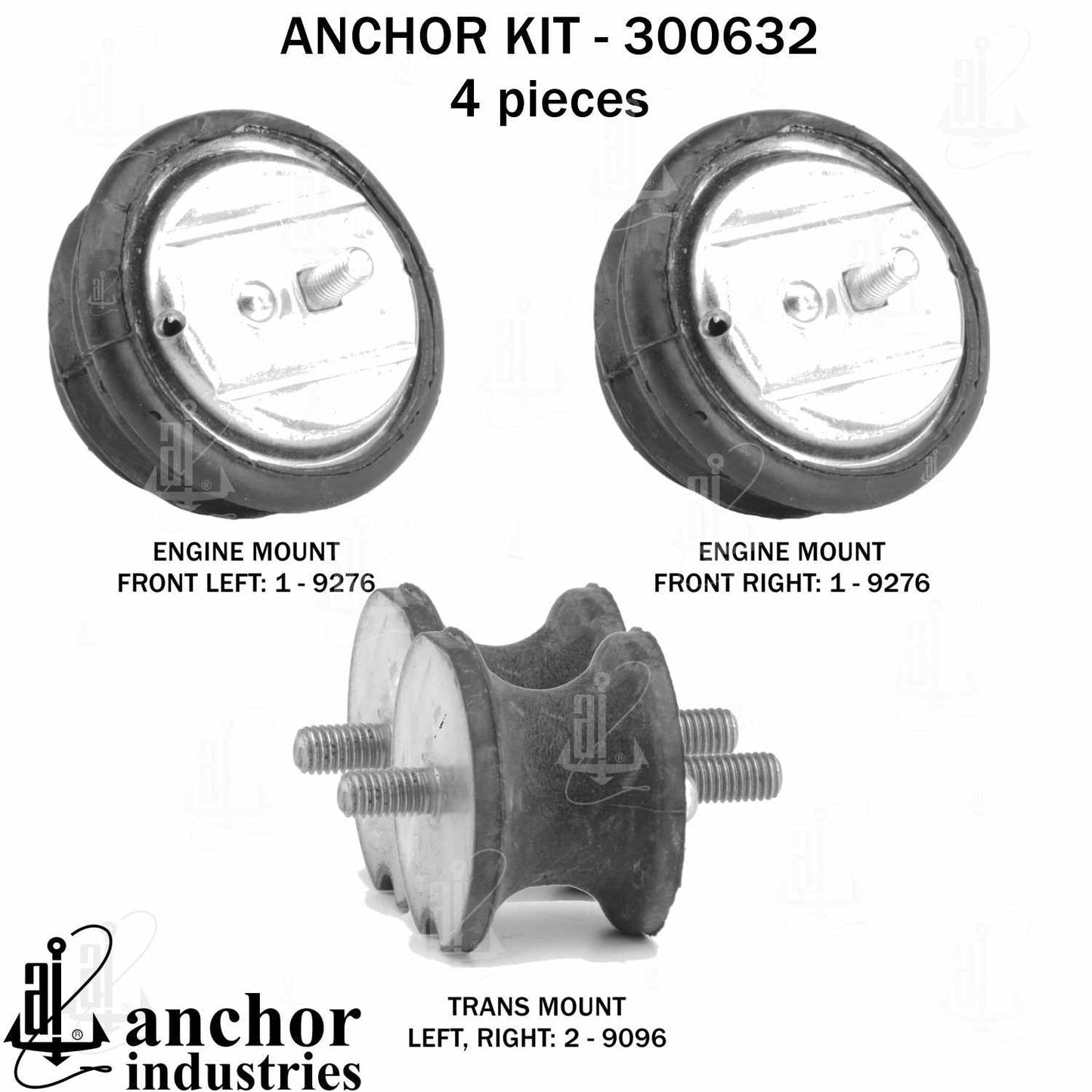 Anchor Engine Mount Kit 300632