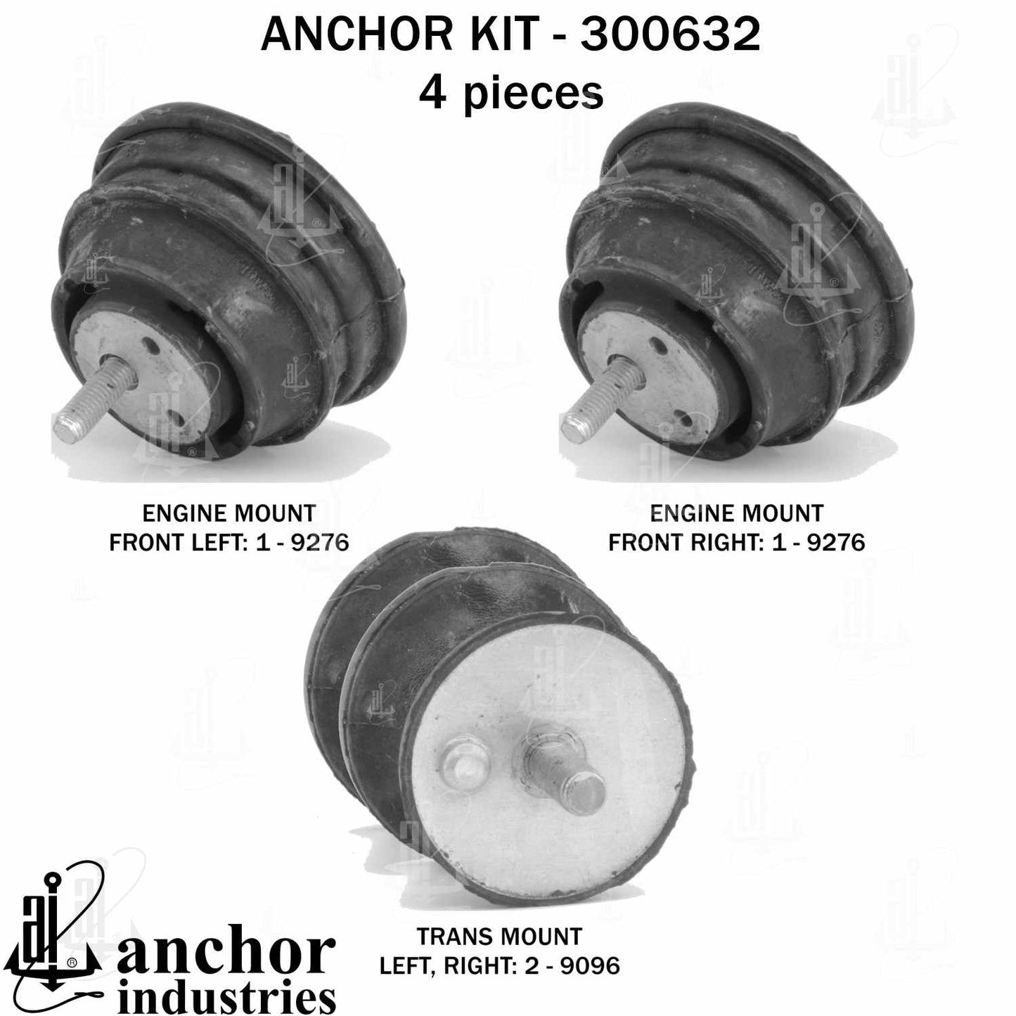 Anchor Engine Mount Kit 300632