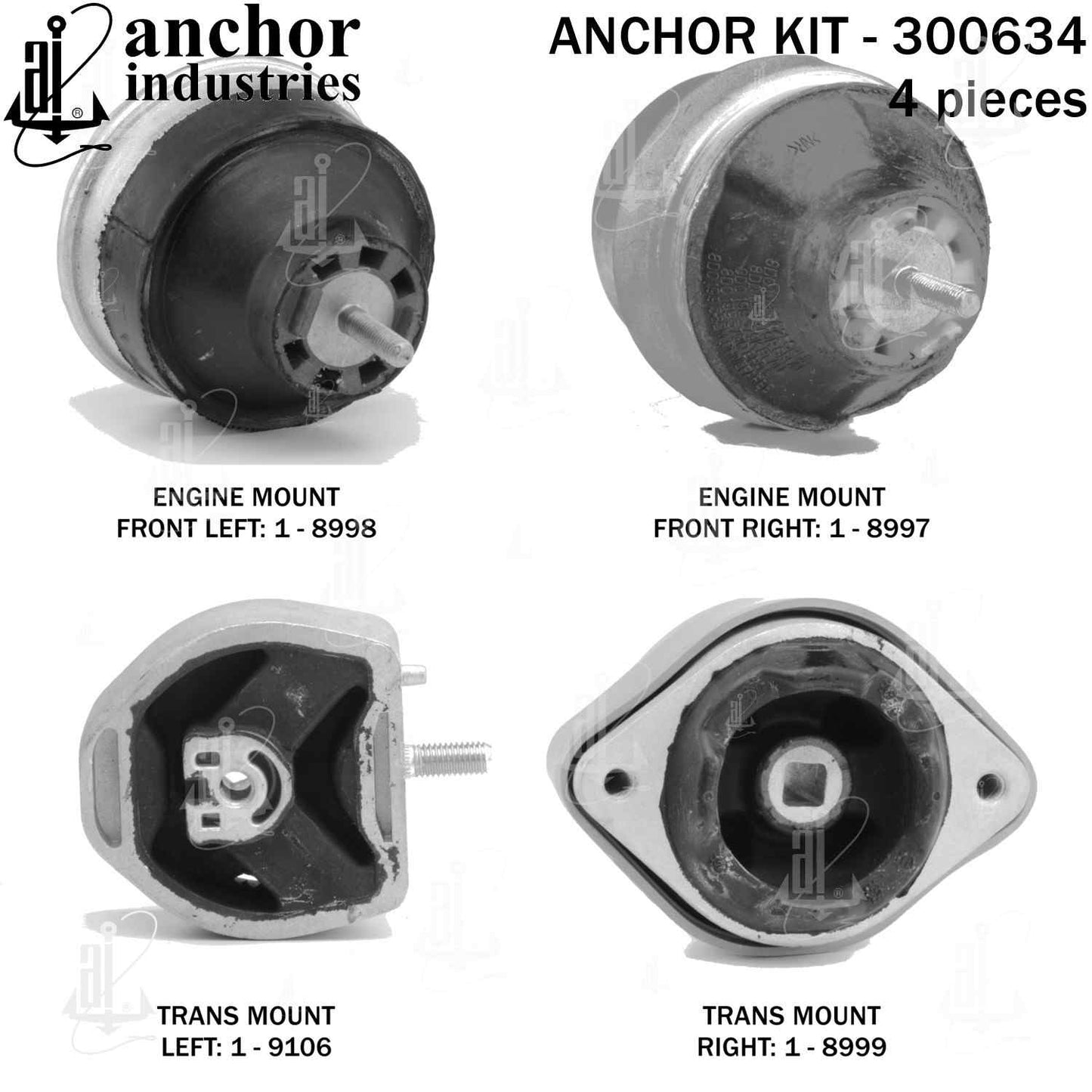 Anchor Engine Mount Kit 300634