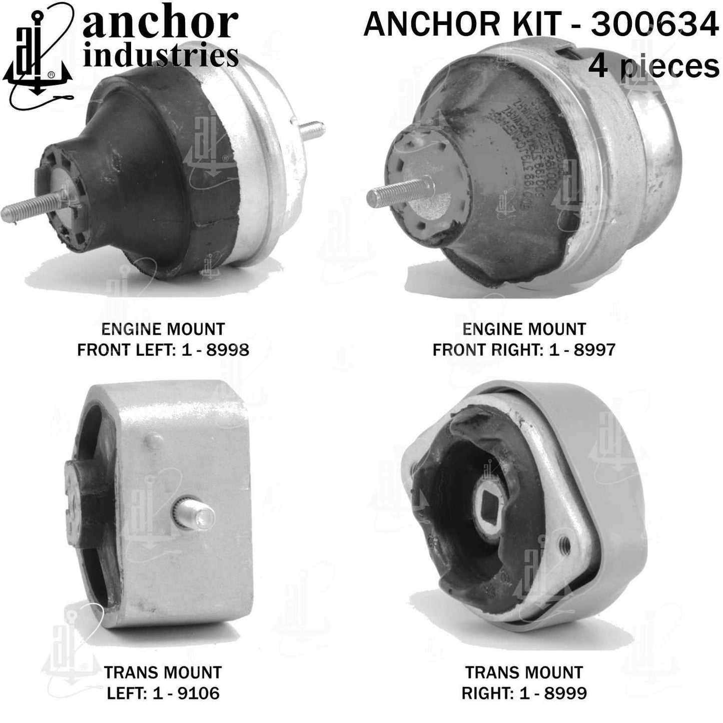 Anchor Engine Mount Kit 300634