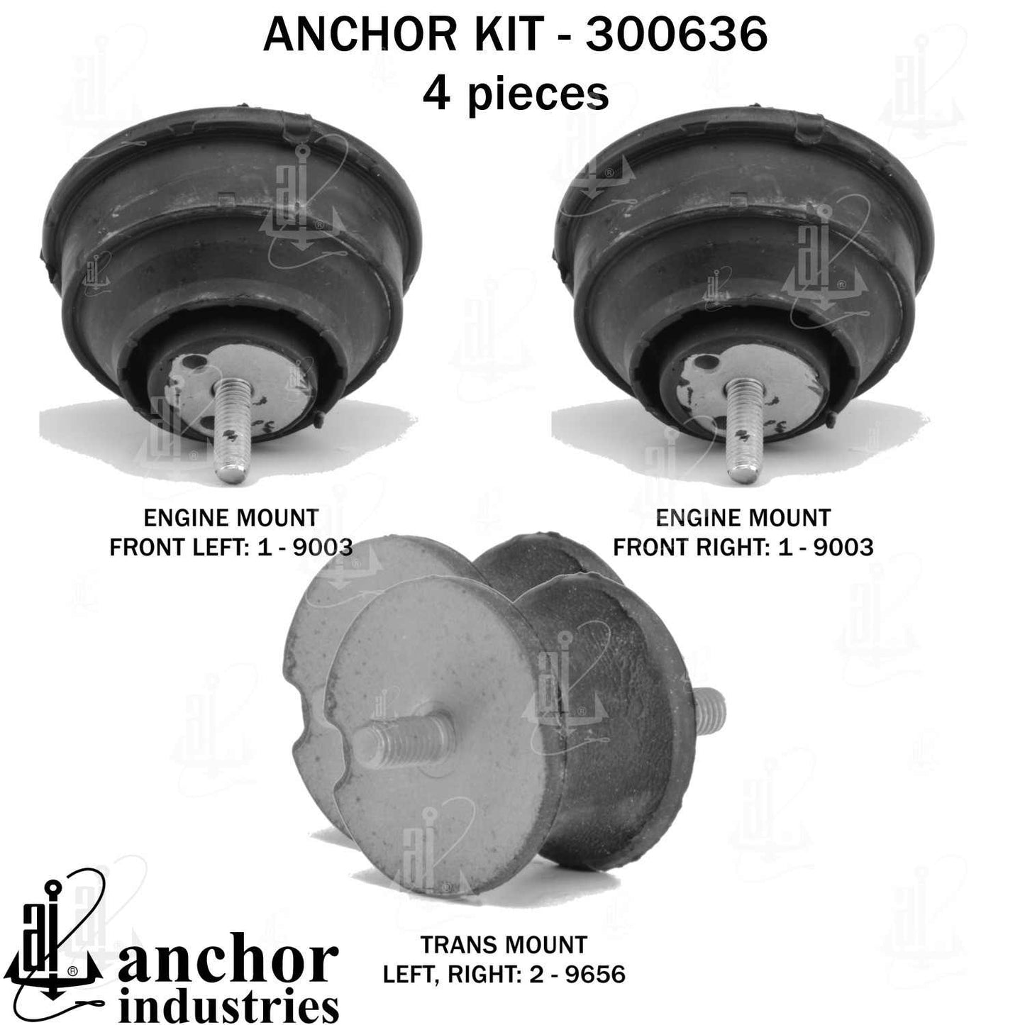 Anchor Engine Mount Kit 300636