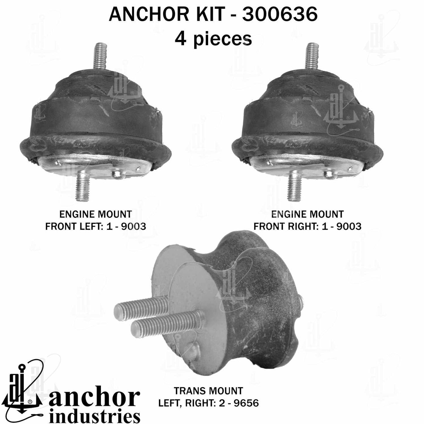 Anchor Engine Mount Kit 300636
