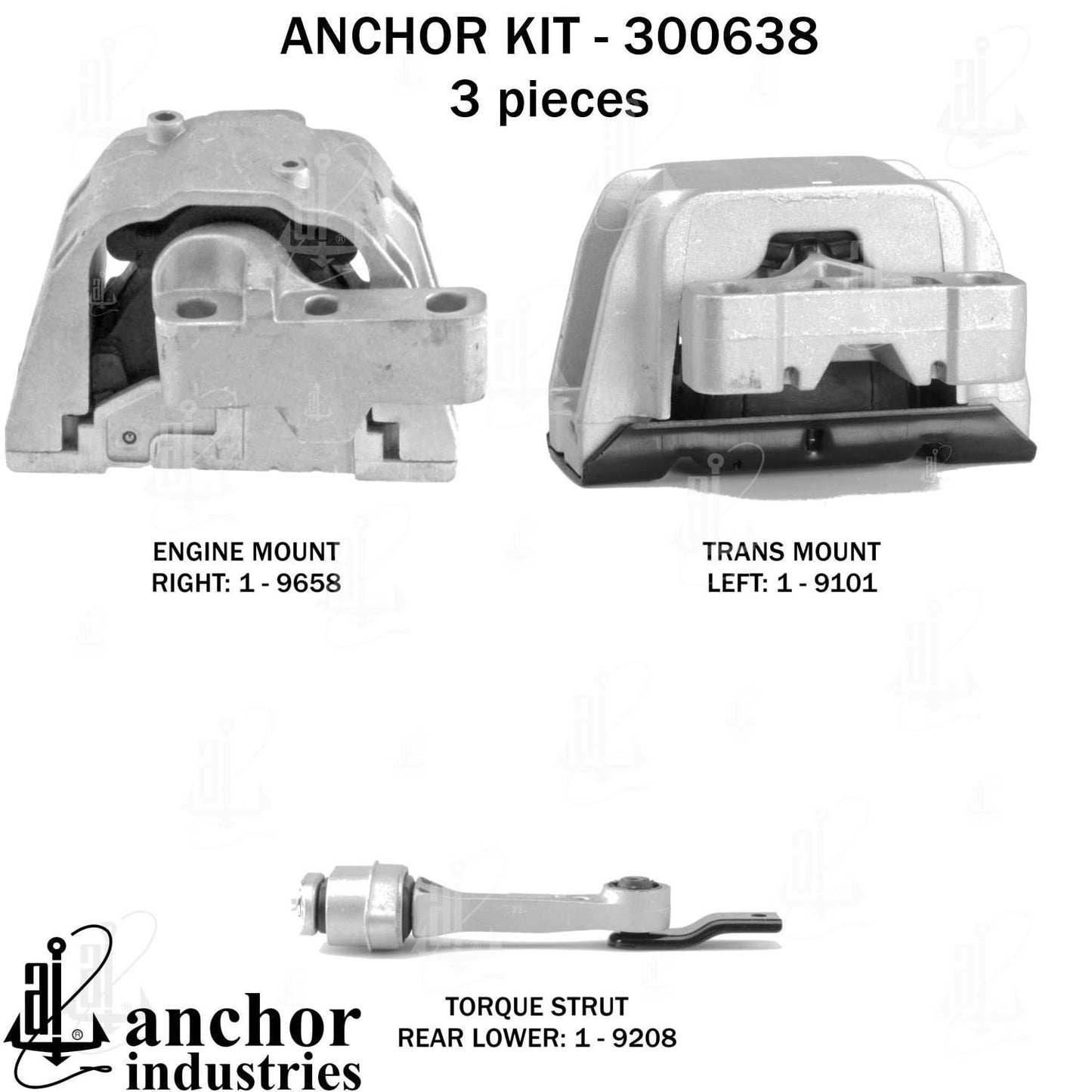 Anchor Engine Mount Kit 300638