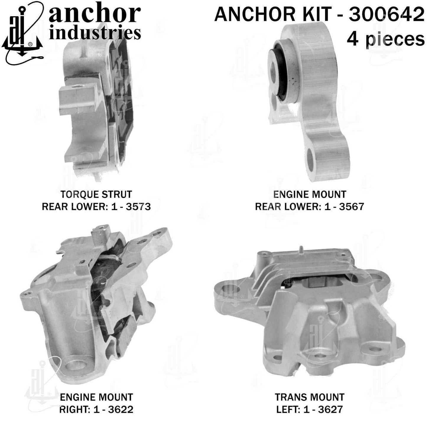 Anchor Engine Mount Kit 300642
