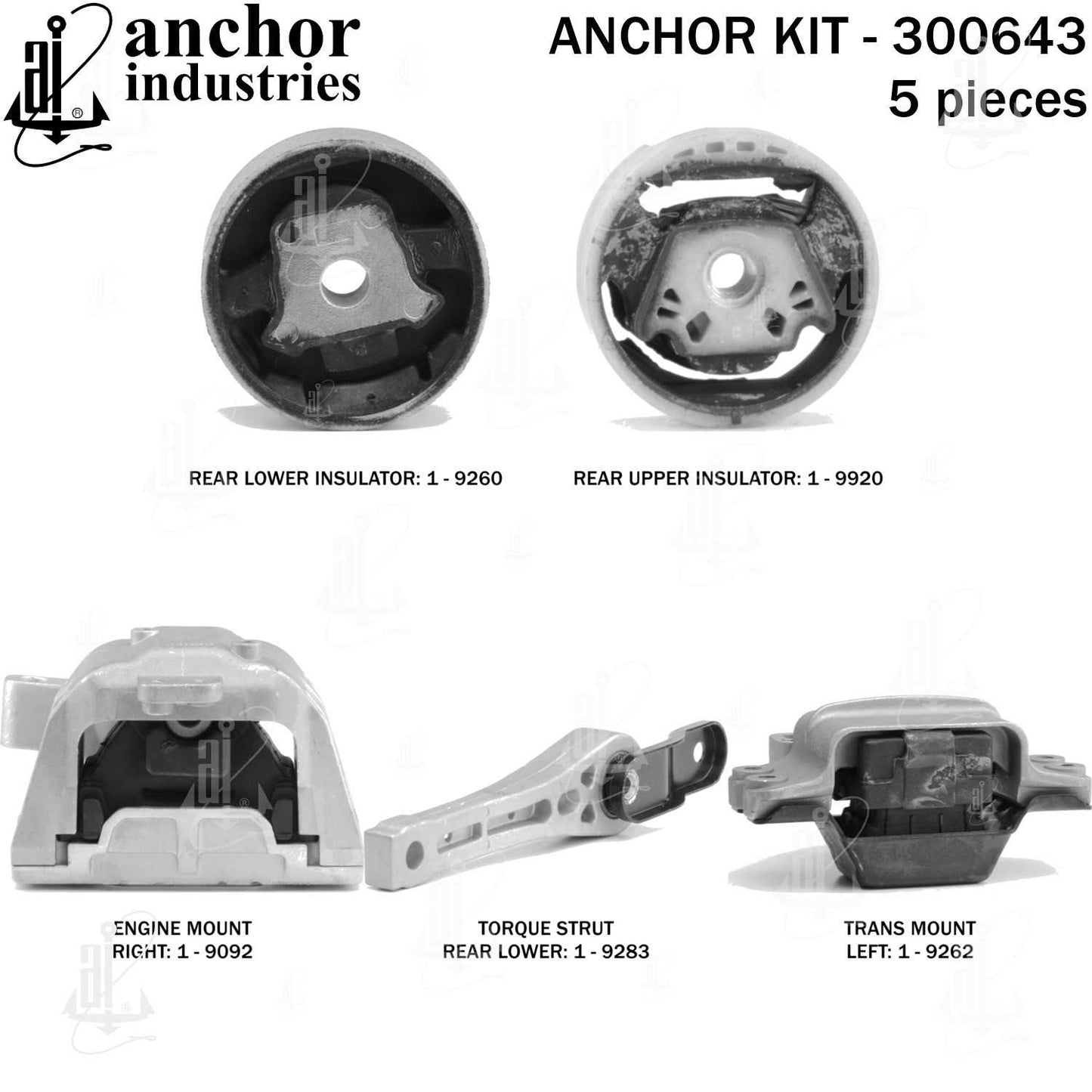 Anchor Engine Mount Kit 300643