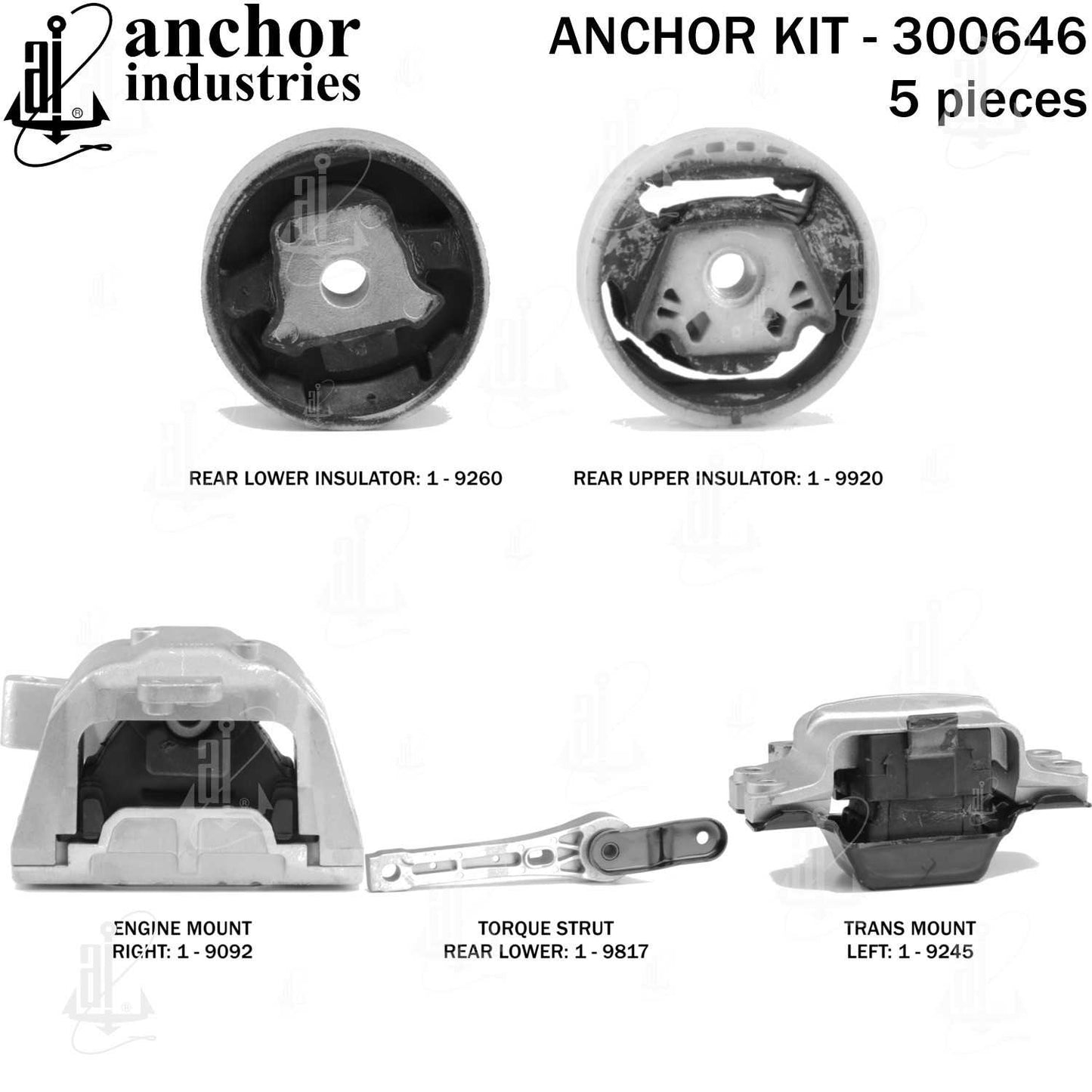 Anchor Engine Mount Kit 300646