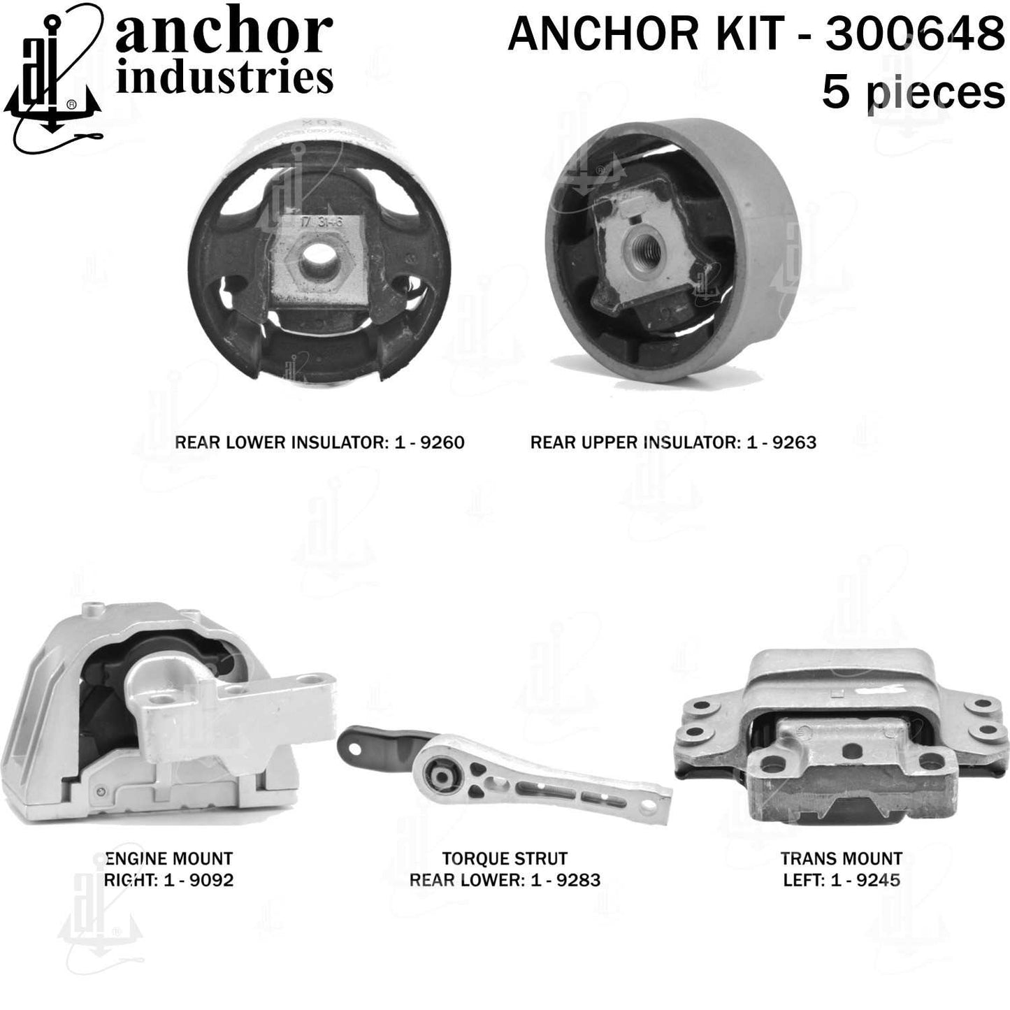 Anchor Engine Mount Kit 300648