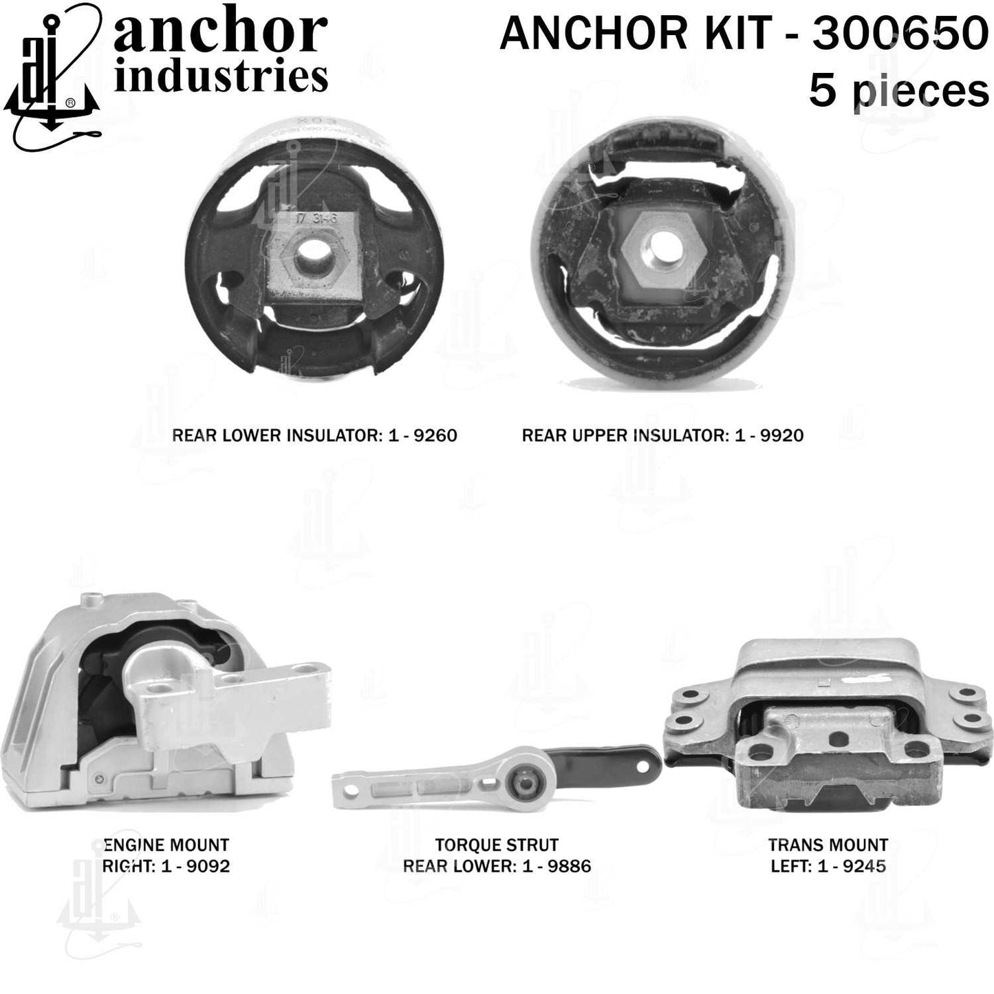 Anchor Engine Mount Kit 300650