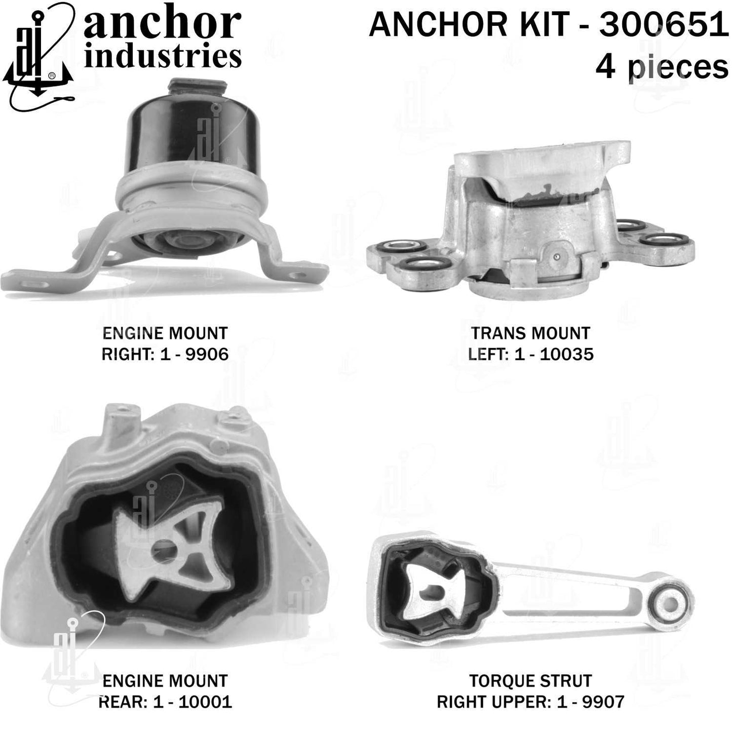 Anchor Engine Mount Kit 300651