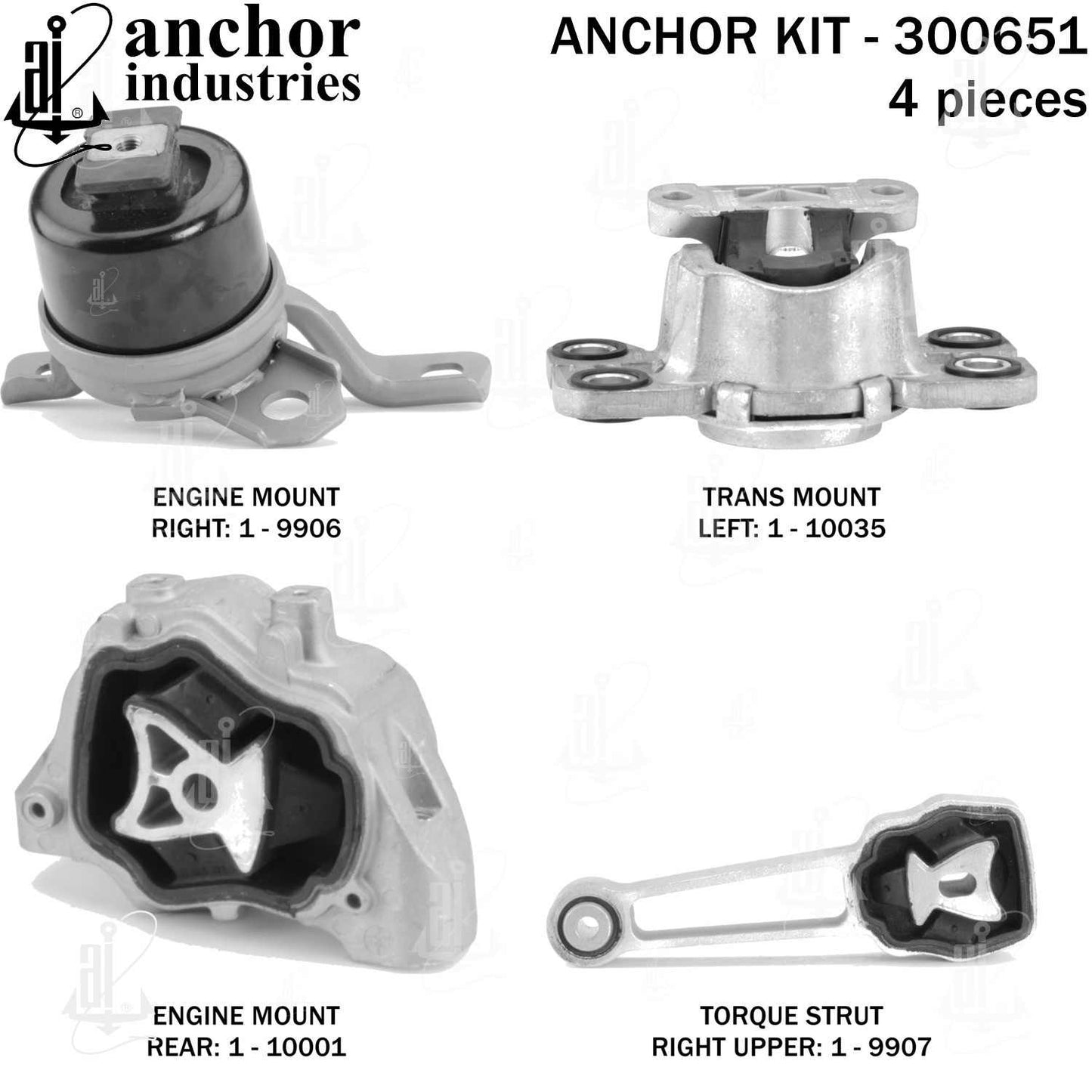 Anchor Engine Mount Kit 300651