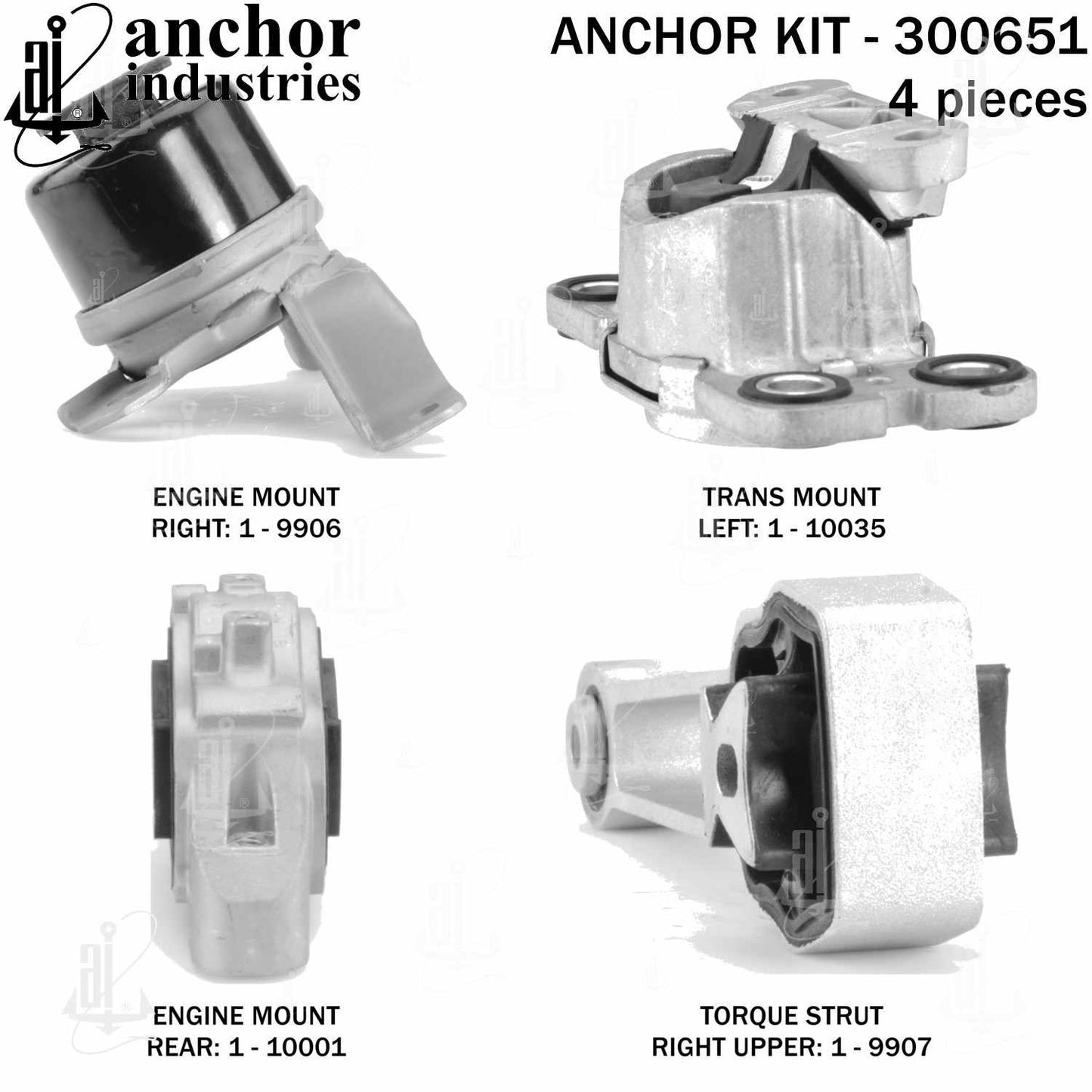 Anchor Engine Mount Kit 300651