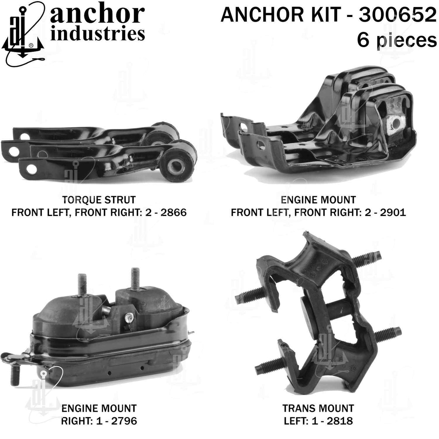 Anchor Engine Mount Kit 300652