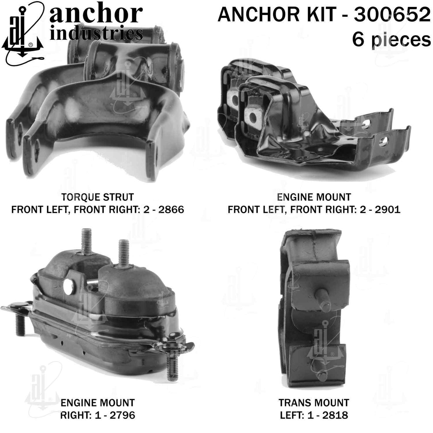 Anchor Engine Mount Kit 300652