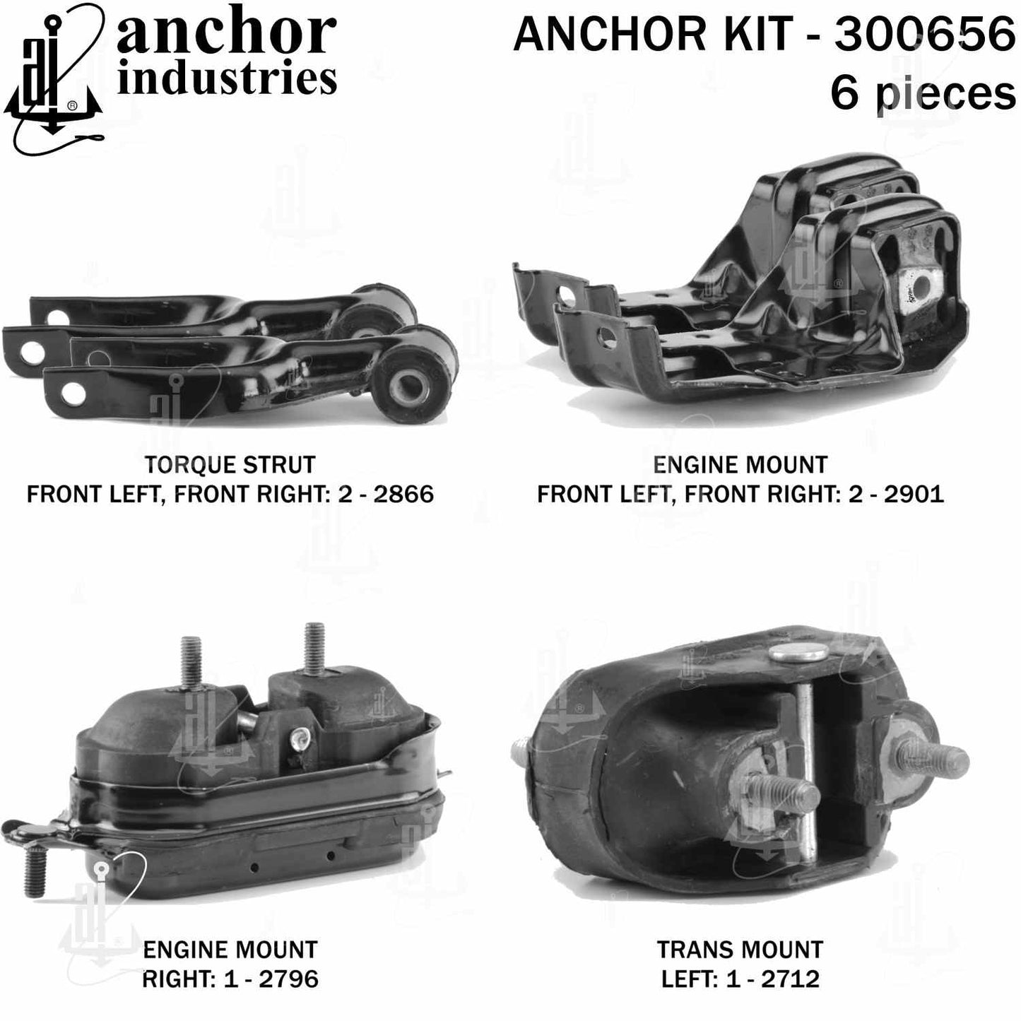 Anchor Engine Mount Kit 300656