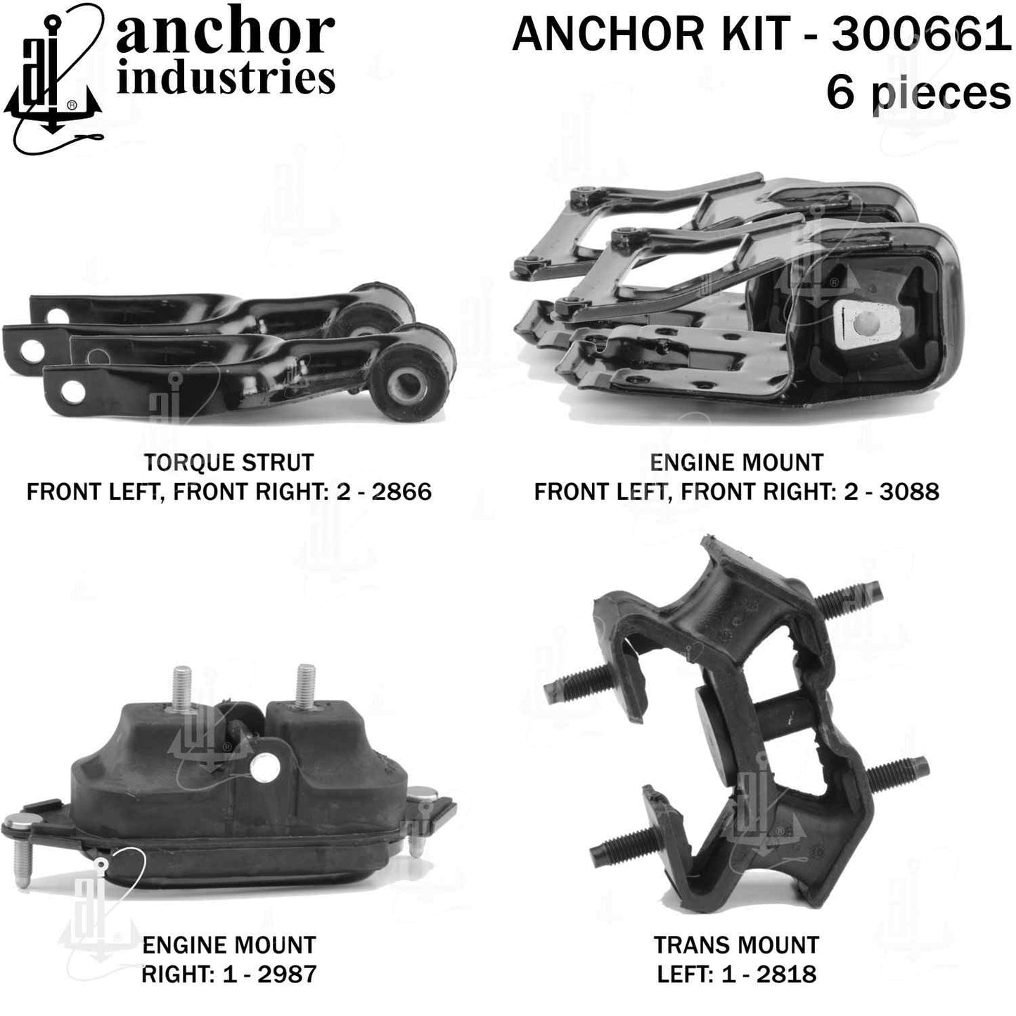 Anchor Engine Mount Kit 300661