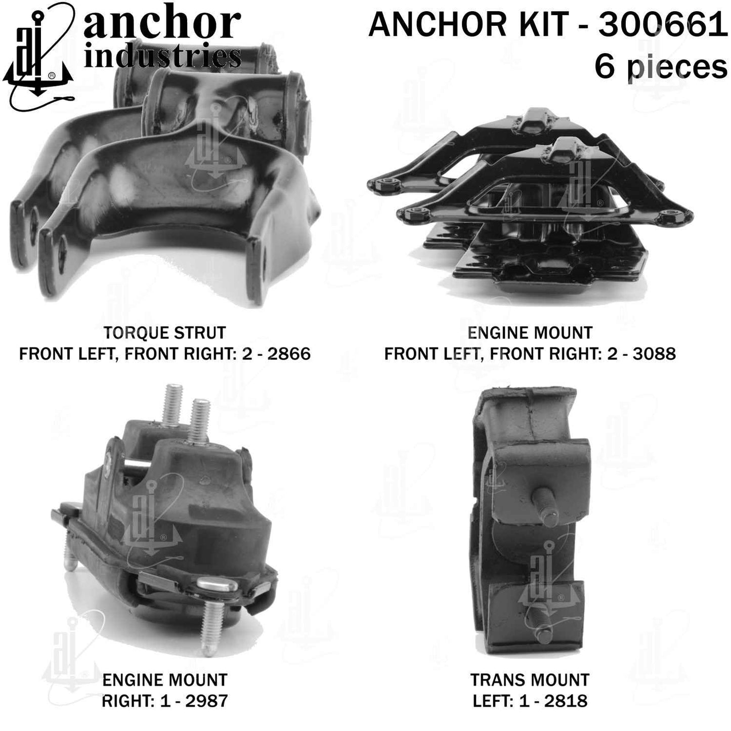 Anchor Engine Mount Kit 300661