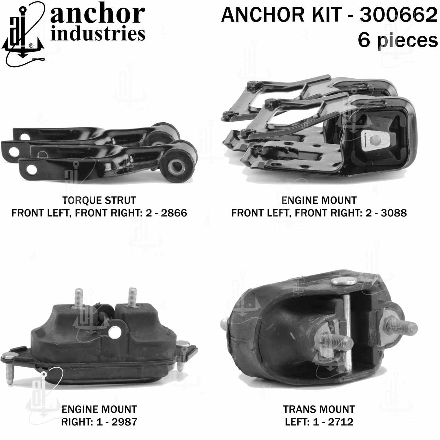 Anchor Engine Mount Kit 300662