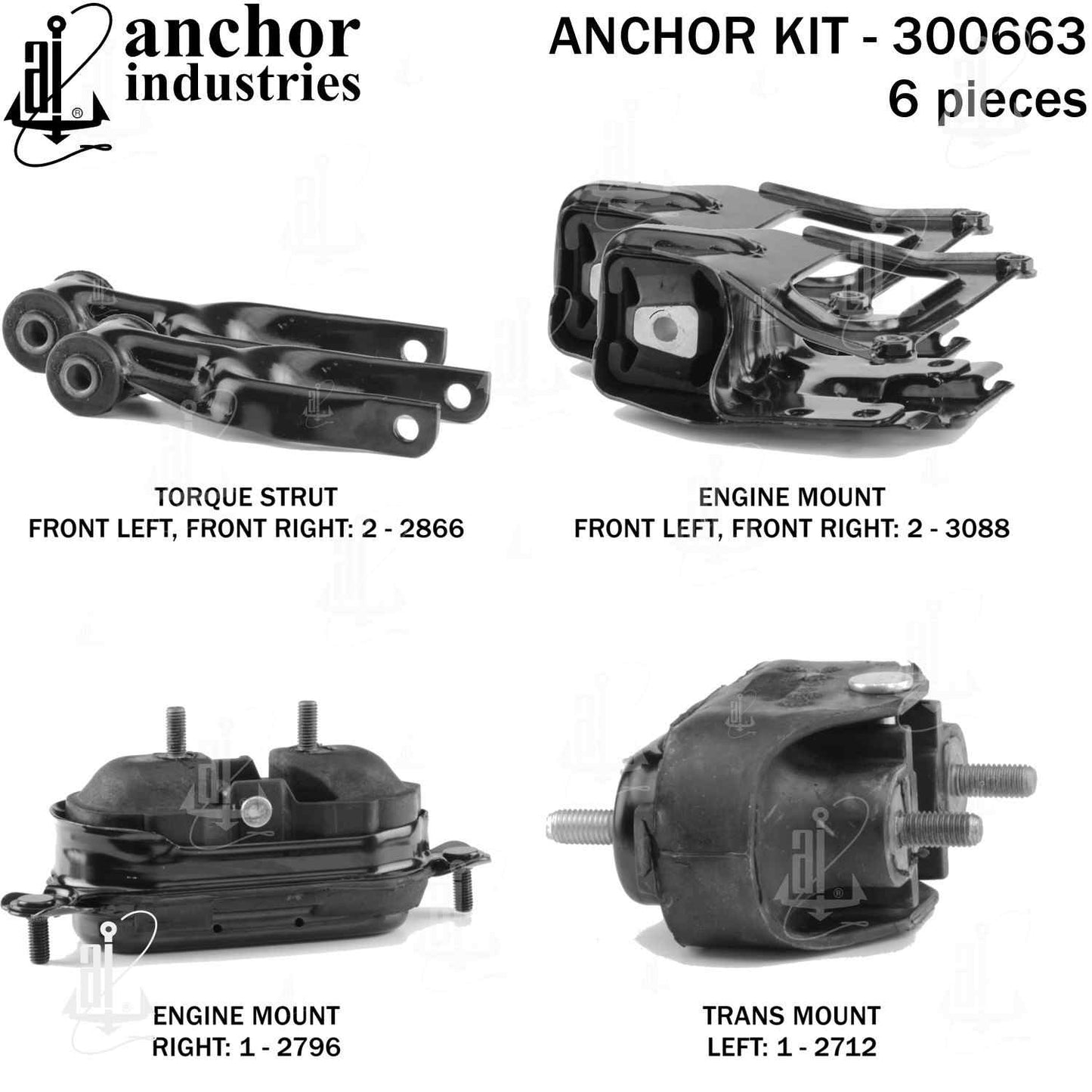 Anchor Engine Mount Kit 300663