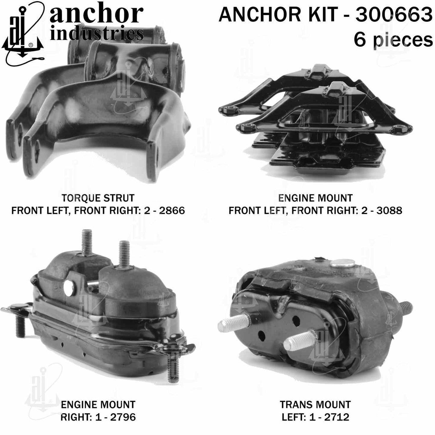 Anchor Engine Mount Kit 300663