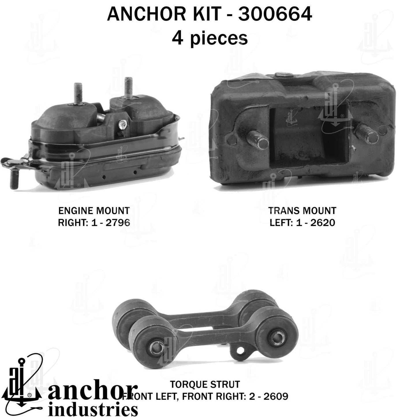 Anchor Engine Mount Kit 300664