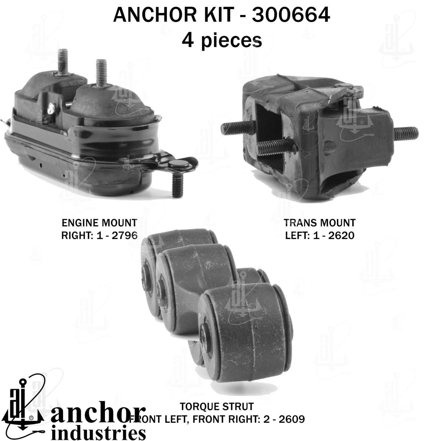 Anchor Engine Mount Kit 300664