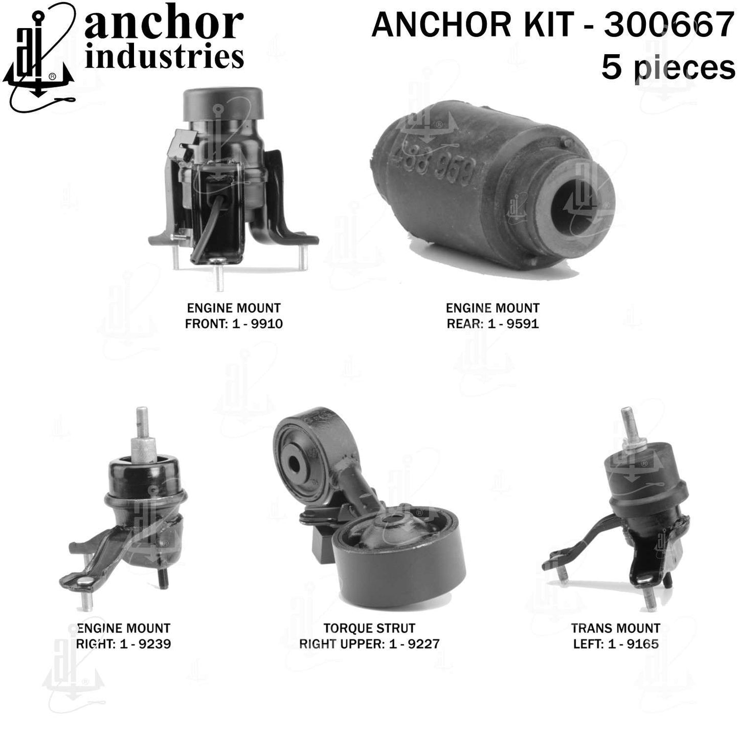 Anchor Engine Mount Kit 300667
