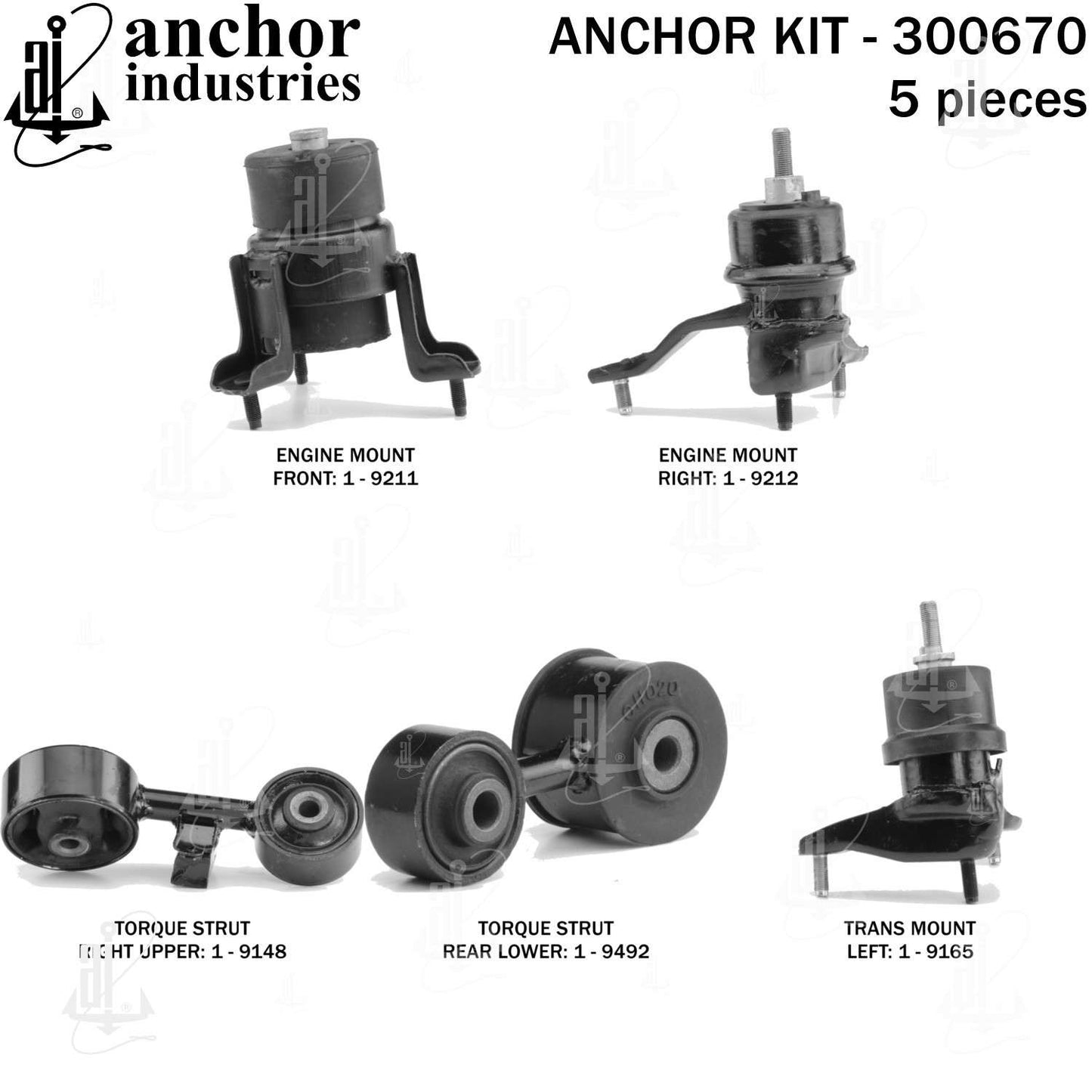 Anchor Engine Mount Kit 300670