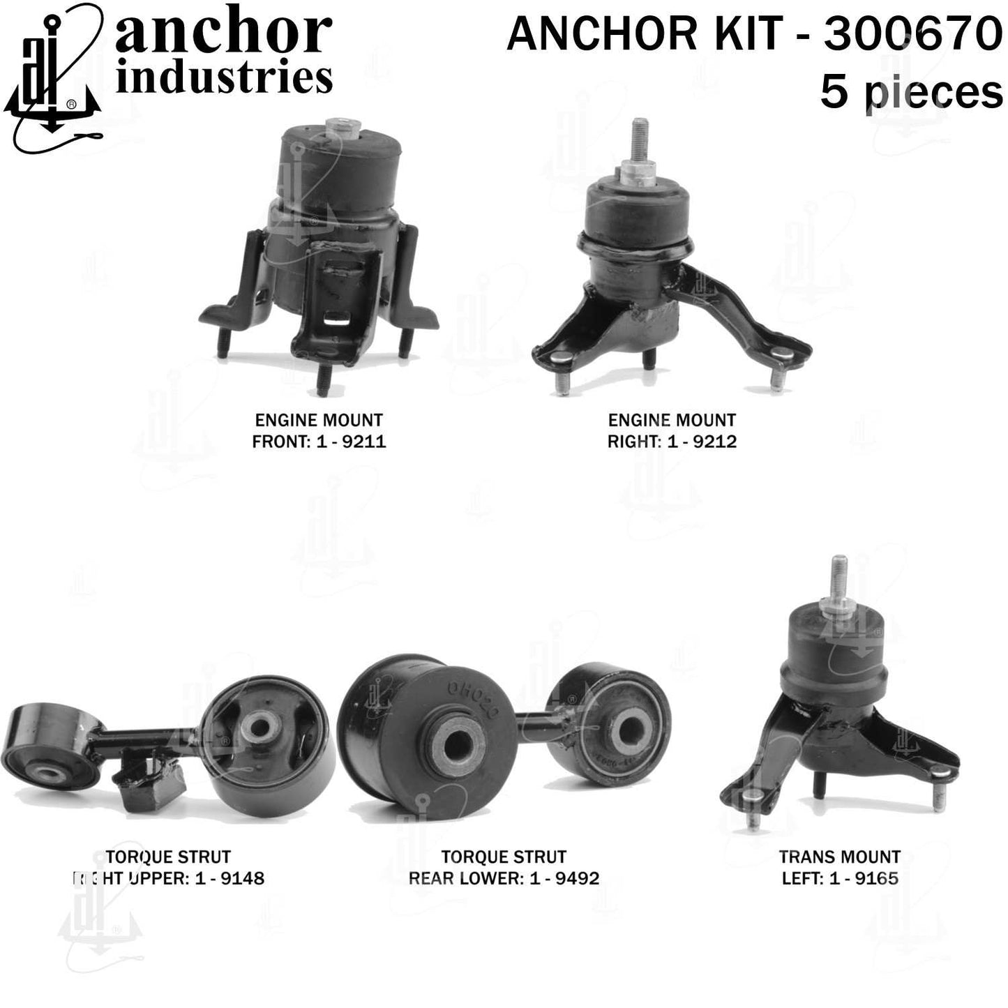 Anchor Engine Mount Kit 300670