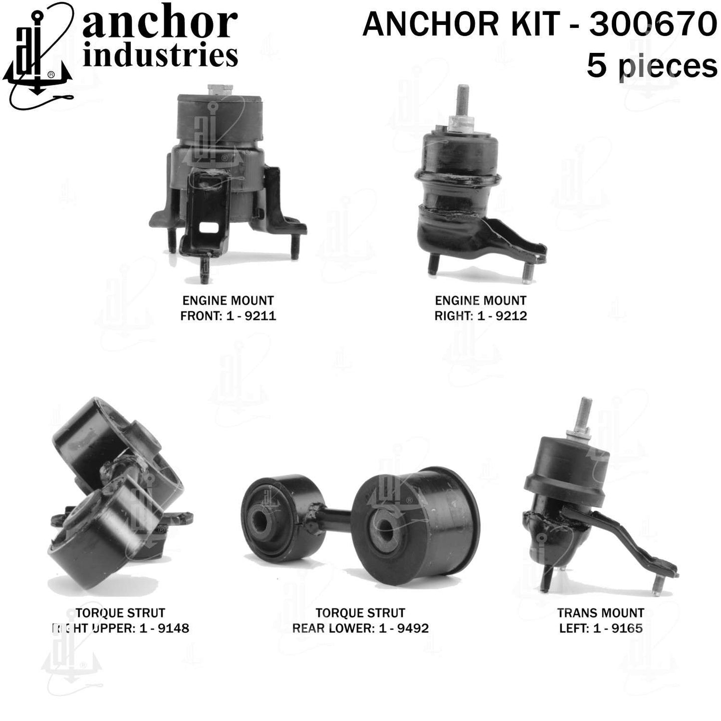 Anchor Engine Mount Kit 300670