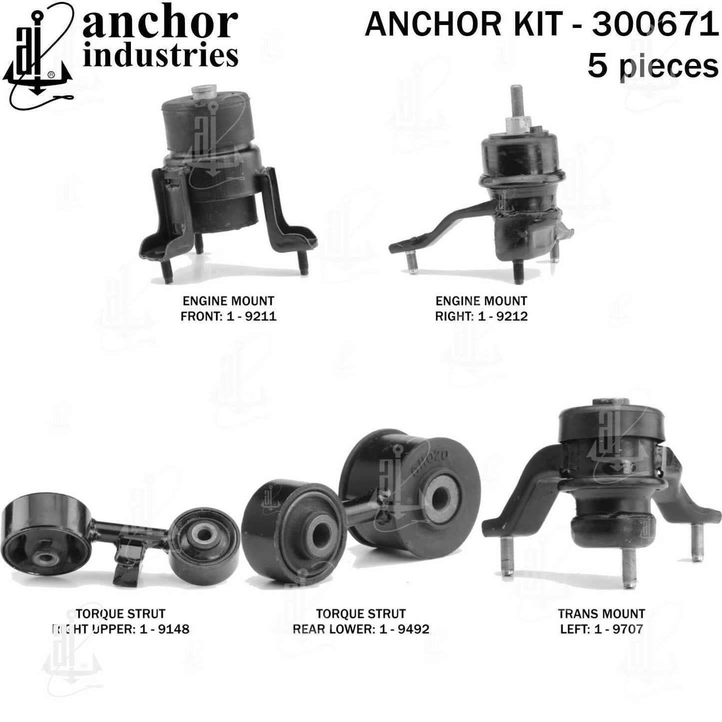 Anchor Engine Mount Kit 300671
