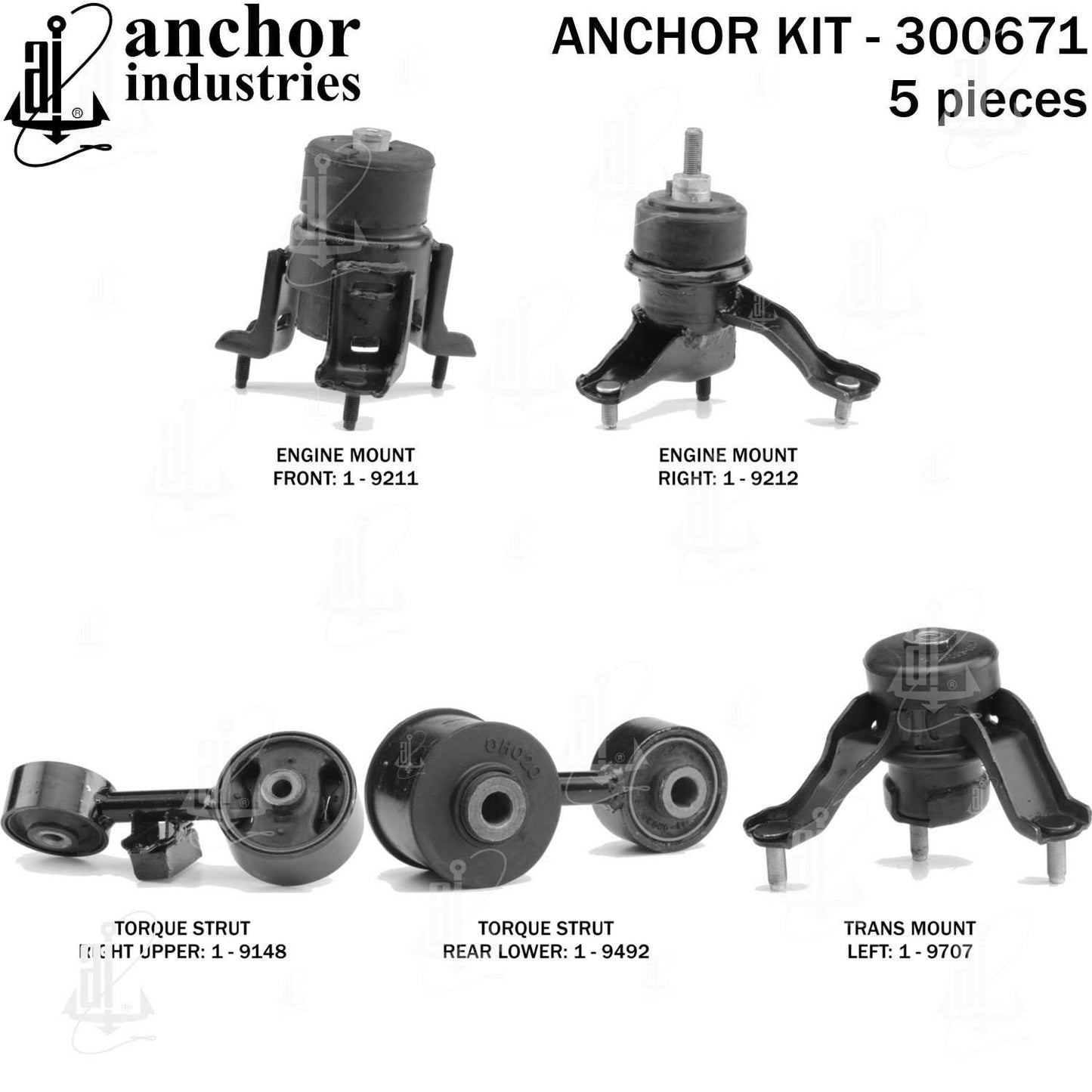 Anchor Engine Mount Kit 300671