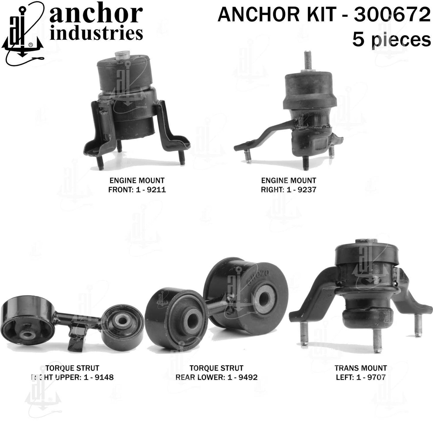 Anchor Engine Mount Kit 300672