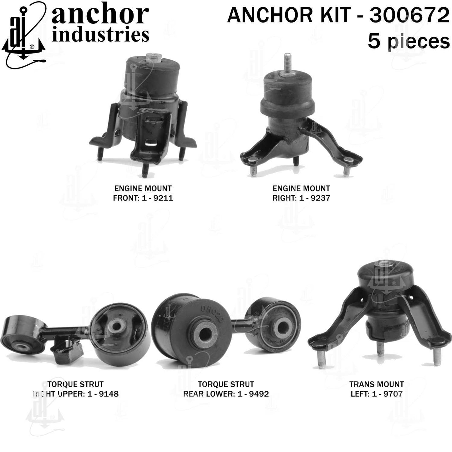 Anchor Engine Mount Kit 300672