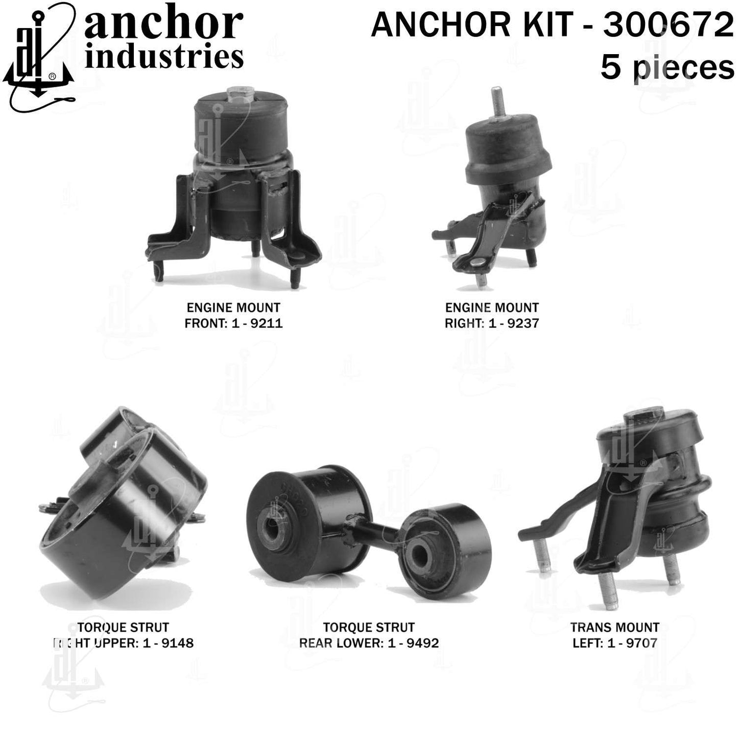 Anchor Engine Mount Kit 300672